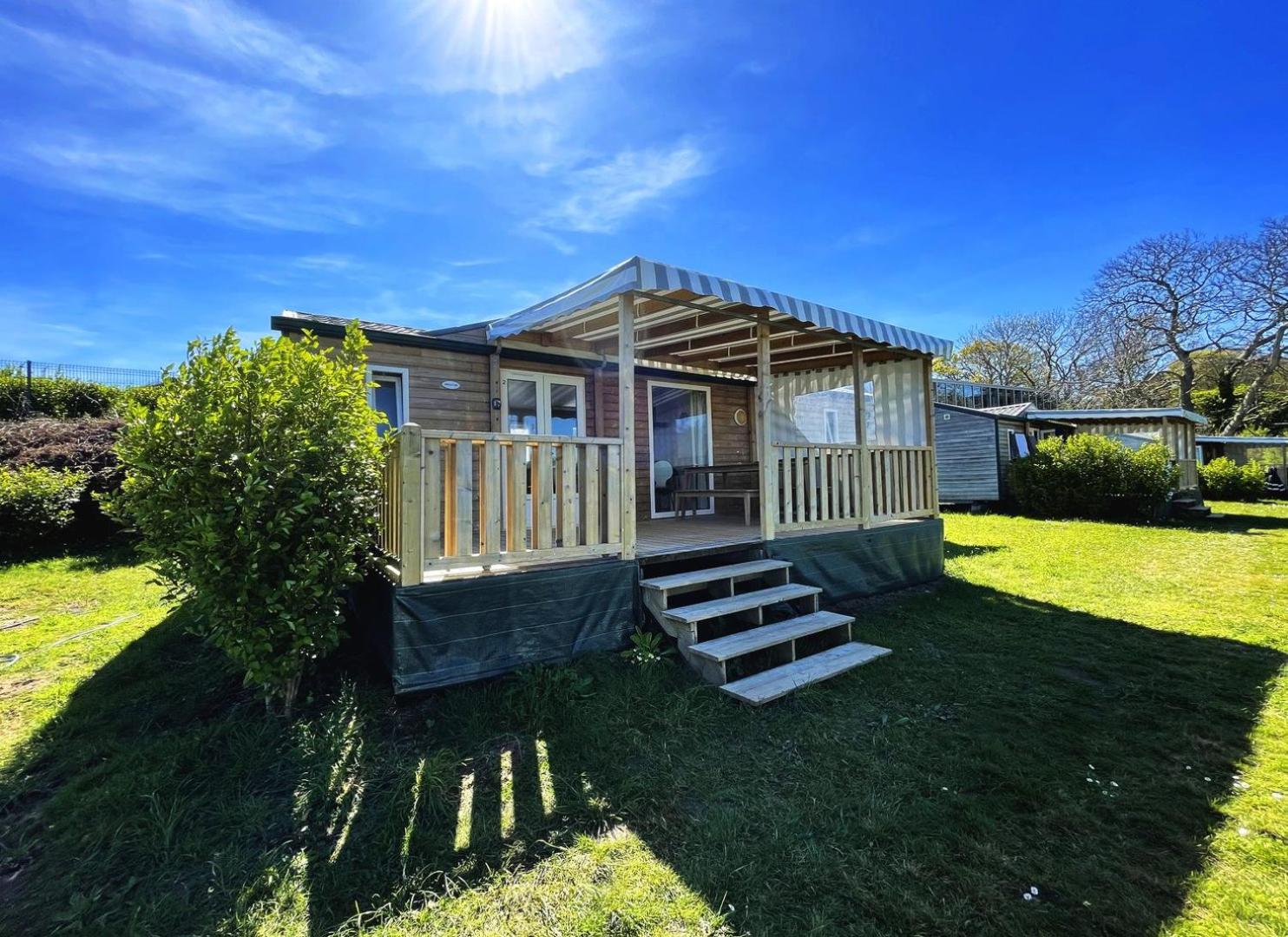 Bungalow Mer Azur. Plouha Bagian luar foto