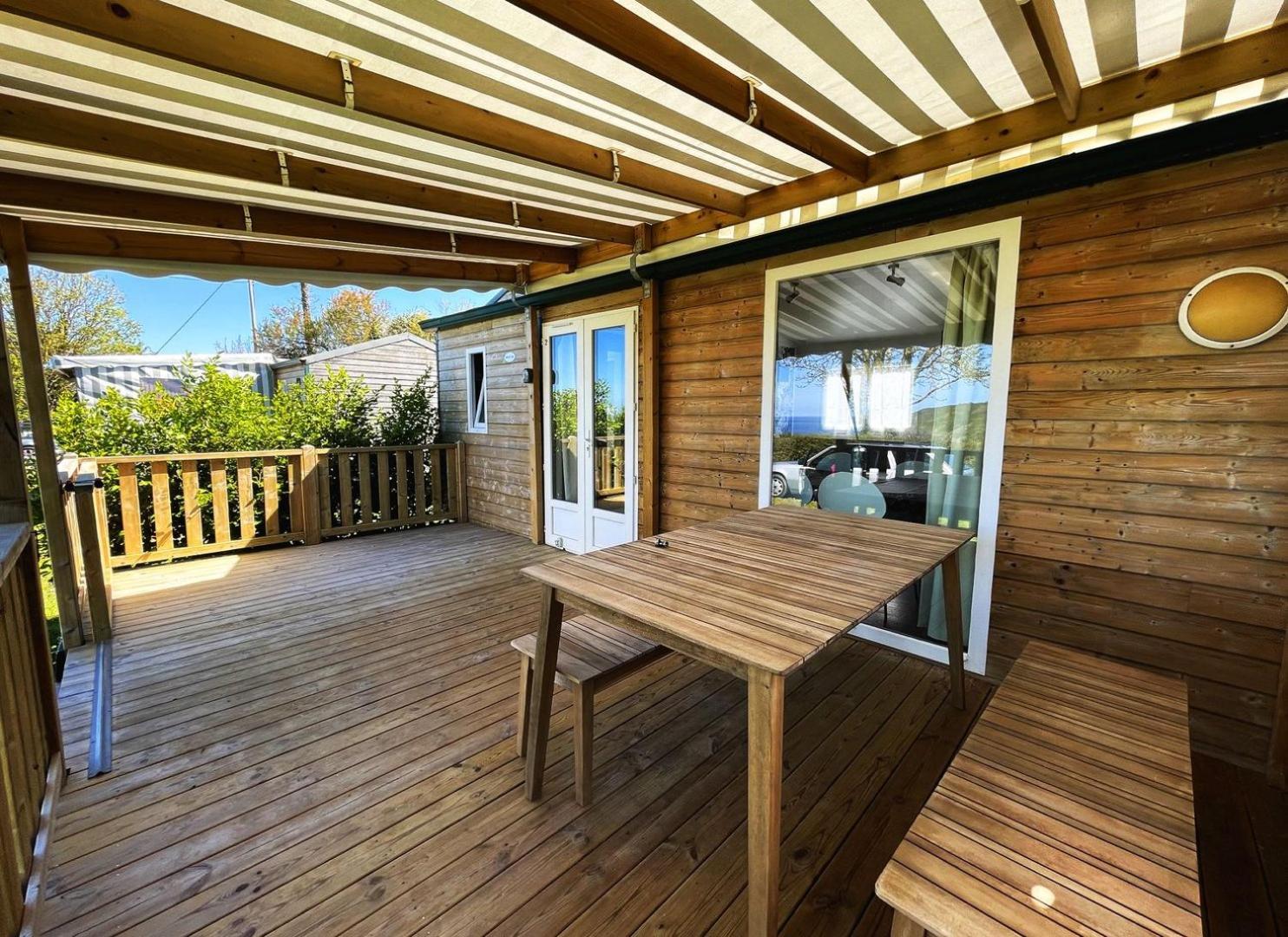 Bungalow Mer Azur. Plouha Bagian luar foto